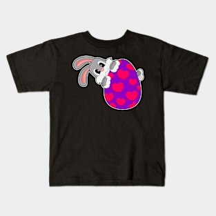 Rabbit Easter Easter egg Hearts Kids T-Shirt